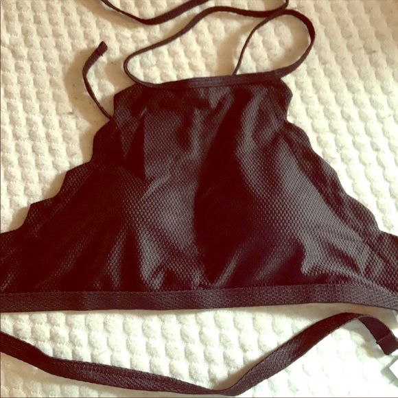 Brandy Melville Other - High Neck Scallop Bikini Top